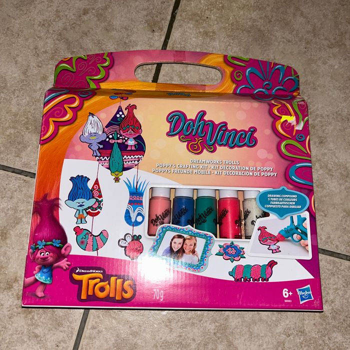Coffret créatif doh vinci hasbro les trolls neuf jamais ouvert
