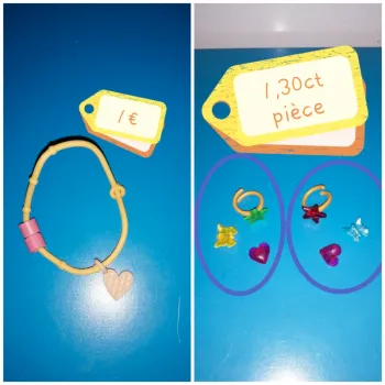 Thème* bijoux fantaisie/ bracelet & bague