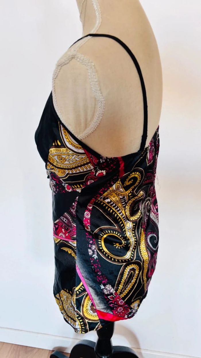 💕 top chic satiné decoleté v - photo numéro 4