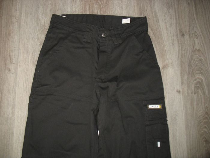 PANTALON DE TRAVAIL DROIT NOIR "DASSY" - NEUF - TAILLE 38 - n°03 - photo numéro 3