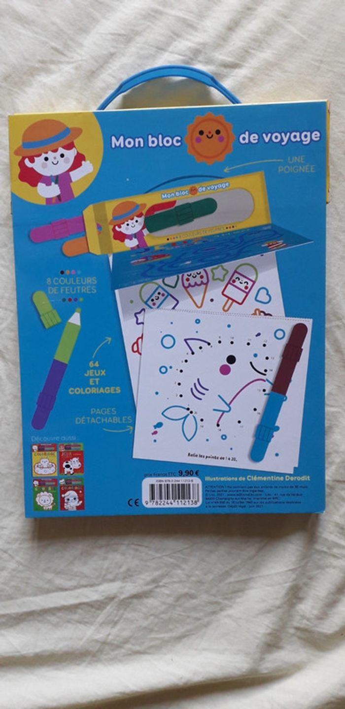 Bloc de voyage coloriages - photo numéro 2