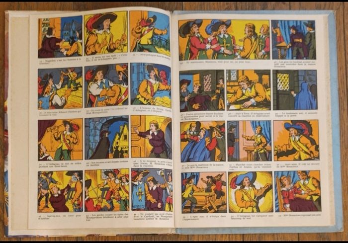 Ancien livre "Les trois mousquetaires" 1953 collection Fanfan - photo numéro 3