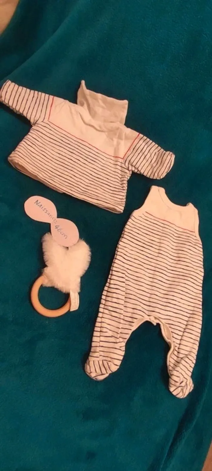 Ensemble naissance 46cm petit bateau - photo numéro 3
