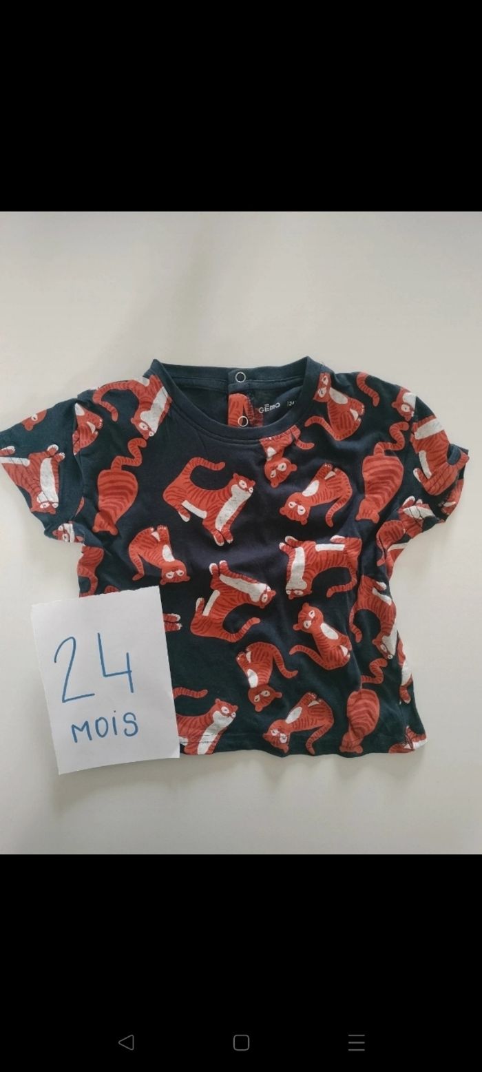 Lot de 9 t-shirts manches courtes - photo numéro 3