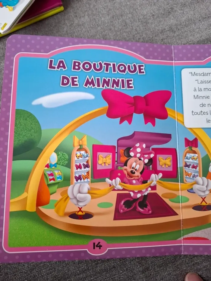 Livre Minnie cartonnée avec 3 histoires - photo numéro 4