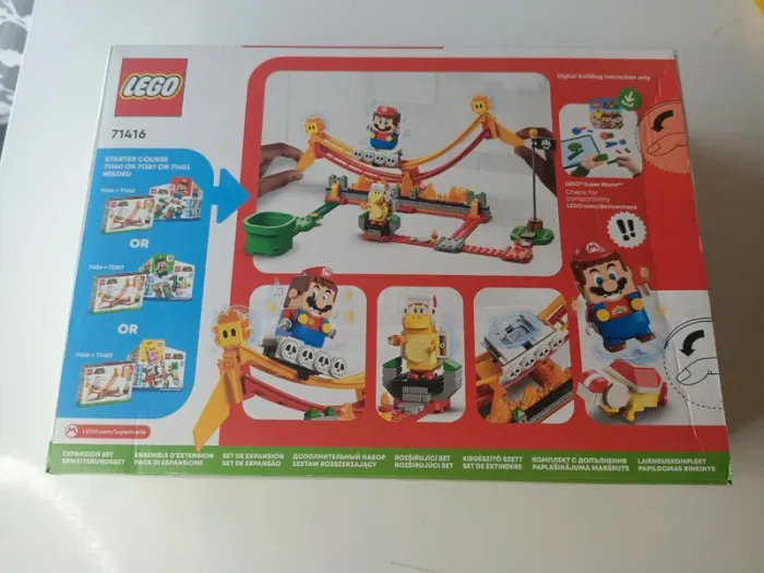 Lot de 2 boîtes lego super Mario set 71416 lava wave ride & 71392 Mario grenouille - photo numéro 5