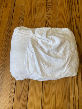 Drap housse rose pastel