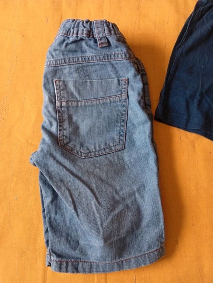 Lot Printemps été 3 shorts bleu 6 ans pour garçon - photo numéro 9