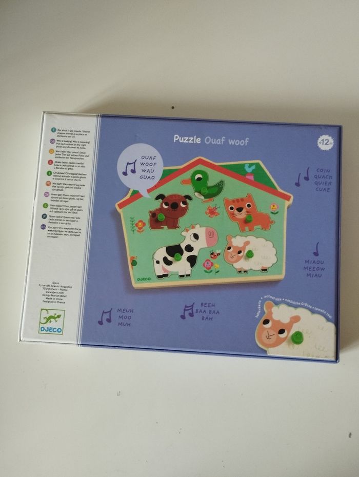Puzzle en bois sonore Djeco - photo numéro 7