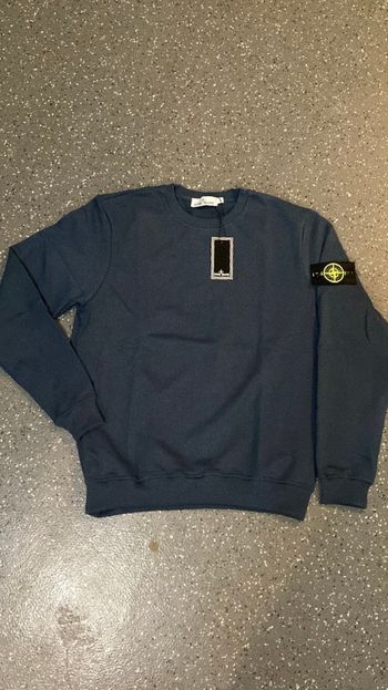 Sweat-shirt Stone Island Bleu Marine