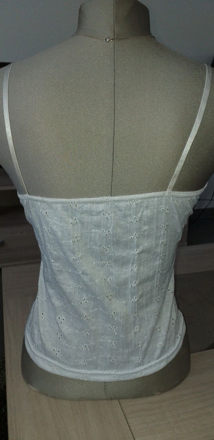 Débardeur blanc dentelle - photo numéro 2