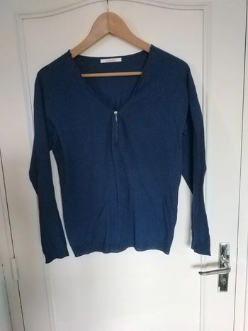 Pull bleu Camaïeu taille S