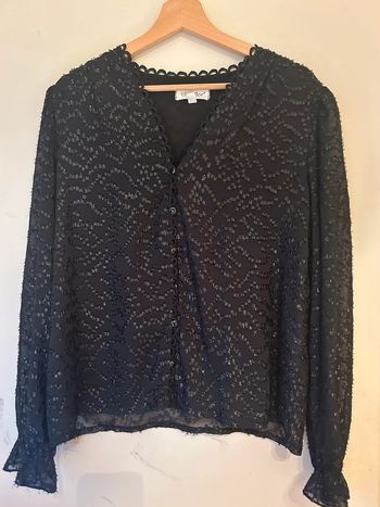 Blouse noire charlior