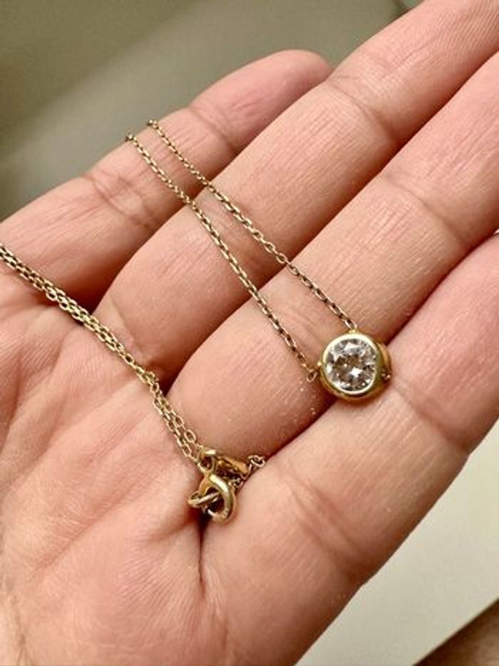 Collier en plaqué or jaune - photo numéro 2