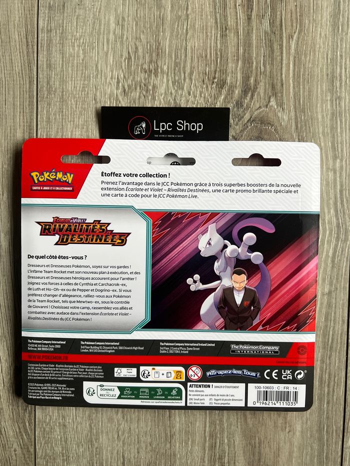 POKÉMON - TRIPACK - RIVALITÉS DESTINÉES EV10 - FR - NEUF & SCELLÉ - ZEBLITZ - photo numéro 2