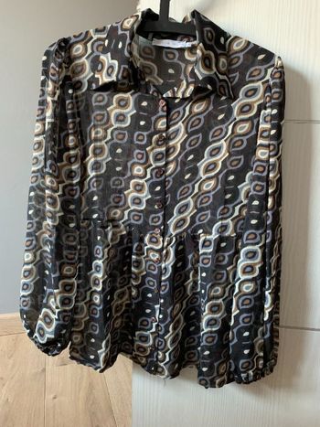 Chemise en Voile CACHE CACHE Taille 2 Neuve