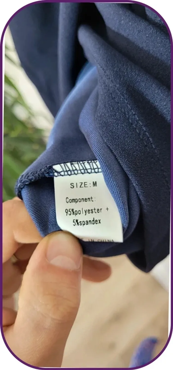 Robe élégante bleu marine – Taille M - photo numéro 6