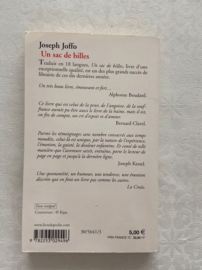 Joseph Joffo un sac de billes - photo numéro 2