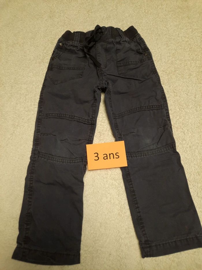 Pantalon gris ceinture élastique Orchestra 3 ans