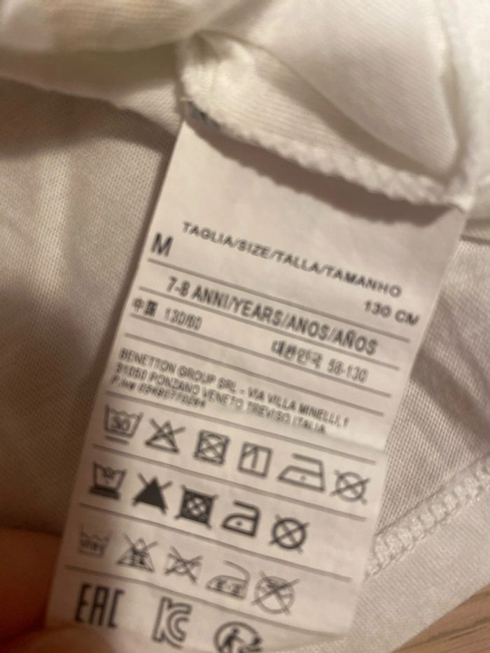 T shirt Sisley taille 7-8 ans - photo numéro 3