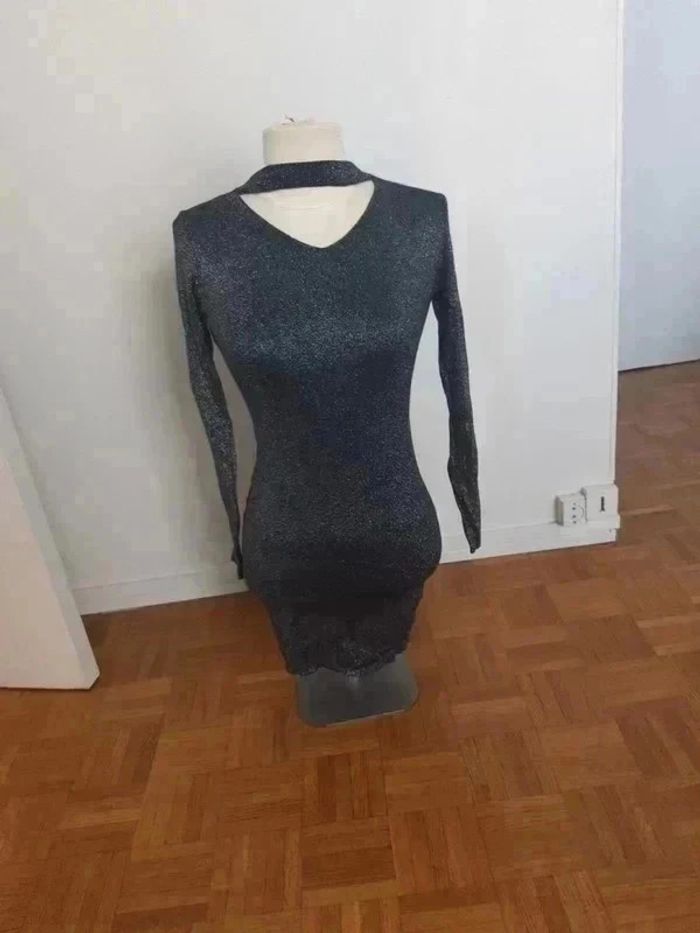 Robe chic de soirée manche longues