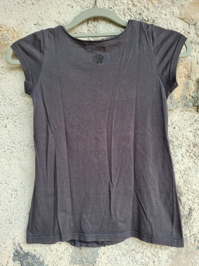 Syperbe top sans manche IKKS, original, gris foncé, 6 ans - photo numéro 5