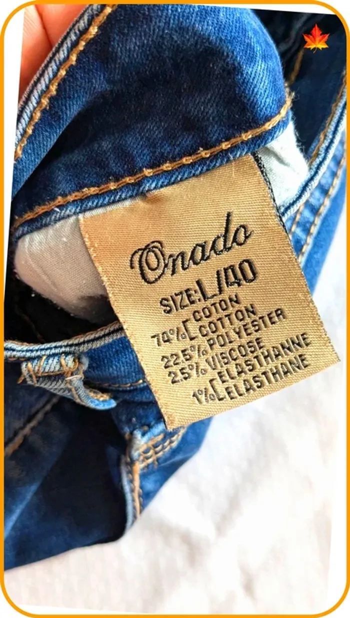 Jeans à motifs slim femme 40 - photo numéro 6