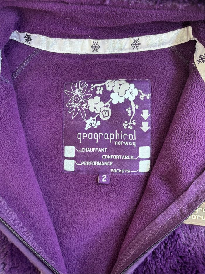 Polaire Geographical Norway violet - S - photo numéro 6