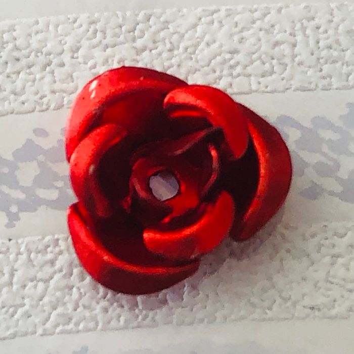 Lot de 60 roses rouges 8 mm - photo numéro 2