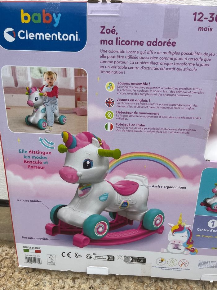 Zoé ma licorne adorée à bascule neuve - photo numéro 5