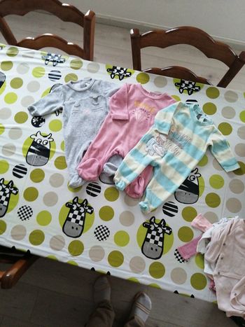 Pyjamas bébé fille 1 mois