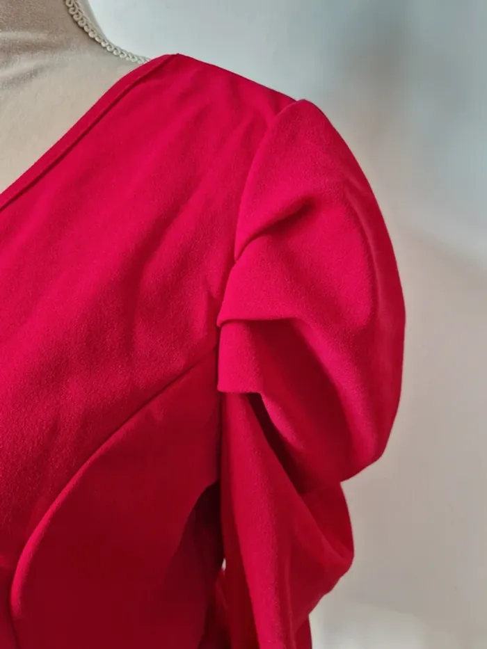 Haut péplum rouge shein taille 44 - photo numéro 3
