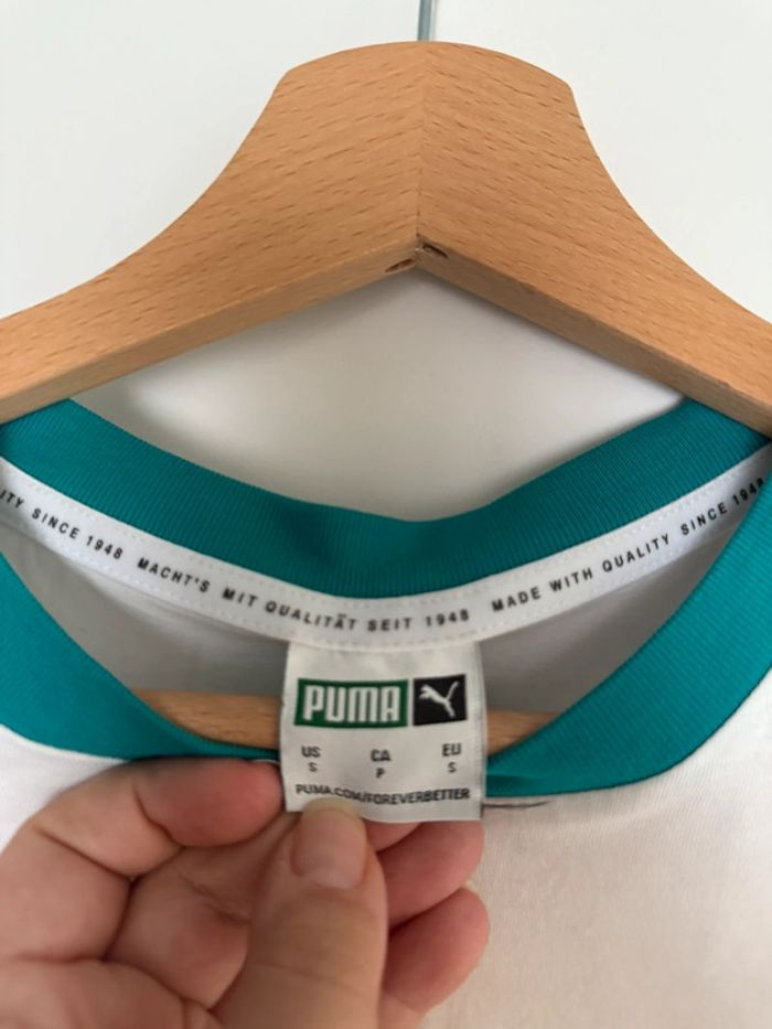 T-shirt blanc Puma homme S ou 36 - photo numéro 5
