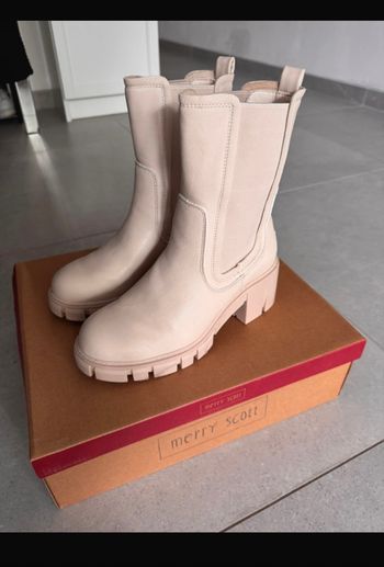 Bottines beige