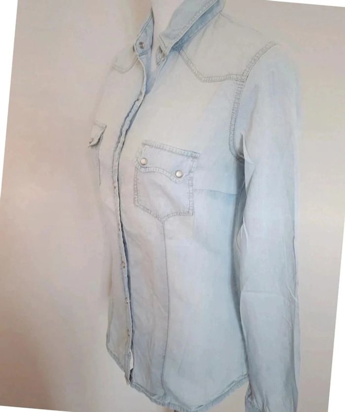 Chemise en jean Stradivarius - photo numéro 5