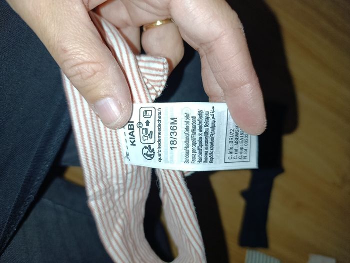 Lot de 6 bandeaux taille 18/36 mois fille - photo numéro 2