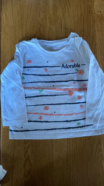 T-shirt manche longue 24 mois
