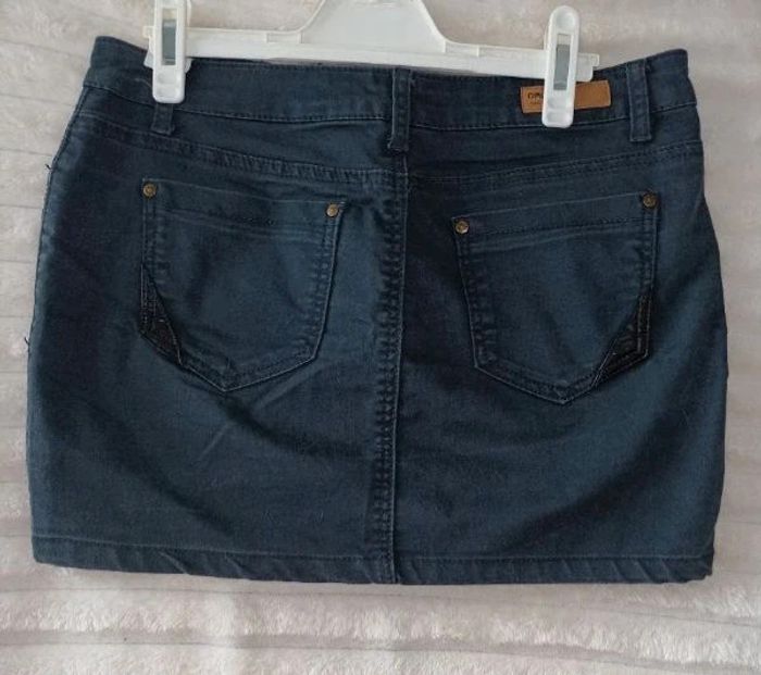 Mini Jupe jean noir - photo numéro 2