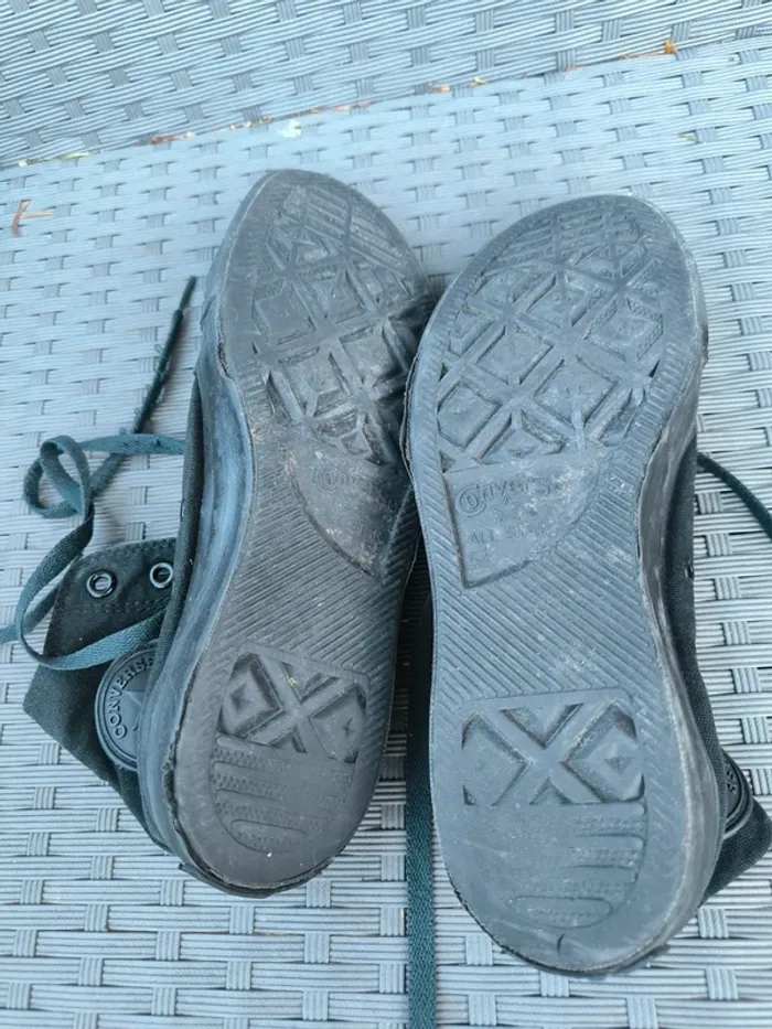 Baskets converse montantes tissu homme Taille 38 - photo numéro 6