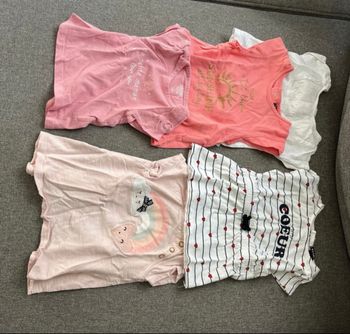 Lot de 5 tee shirts 3 mois