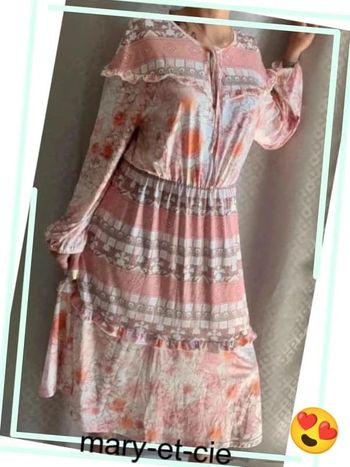 SOLDÉ - Robe manche longue taille L