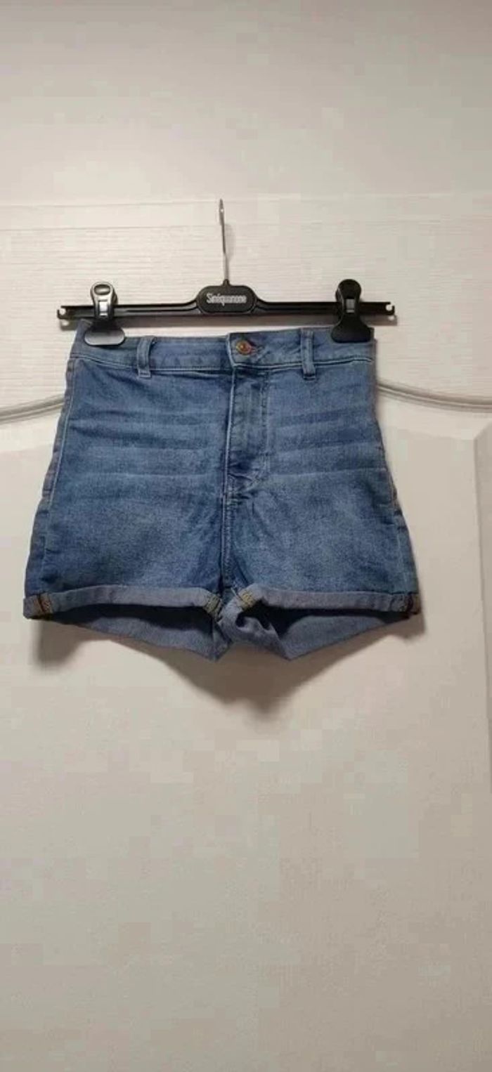 Short en jean bleu H&M 34