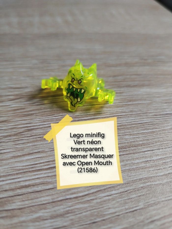 Lego minifig Skreemer vert transparent