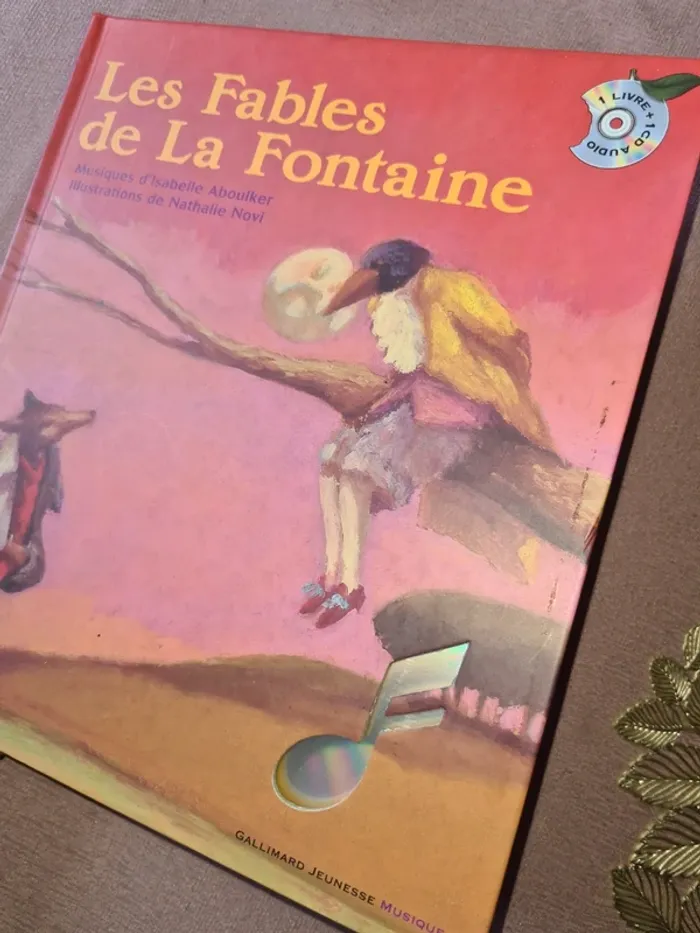 Livre les fables de la fontaine avec CD - photo numéro 2