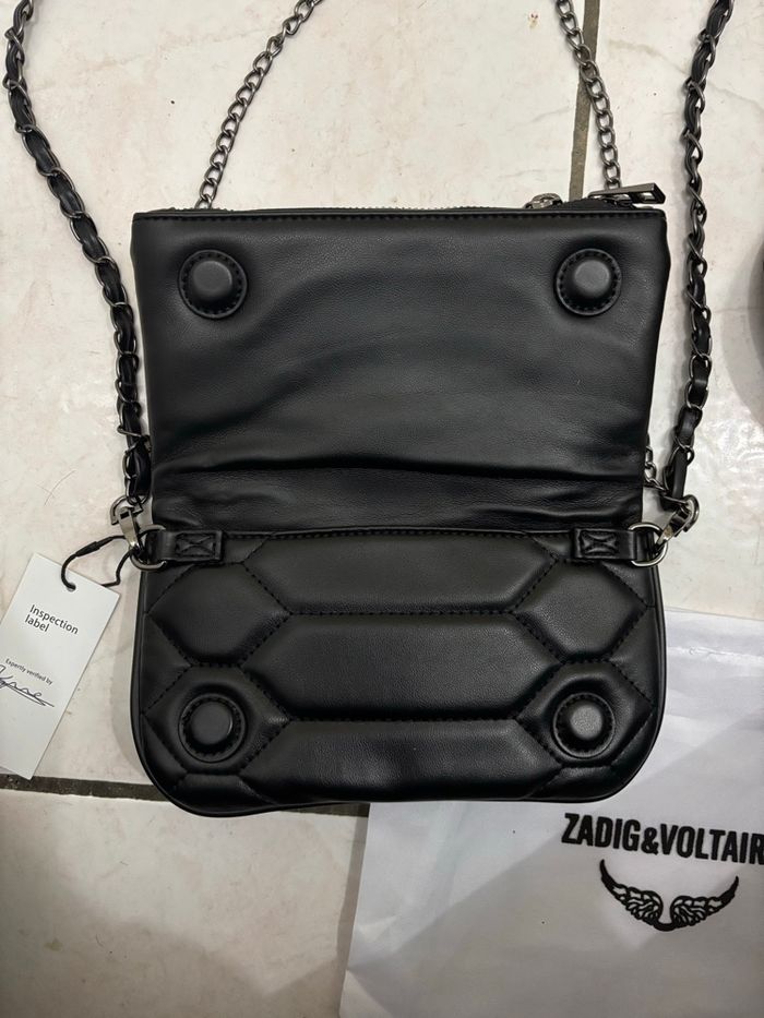 Sac Pochette Zadig et voltaire Nano Rock matelassé noir - photo numéro 6
