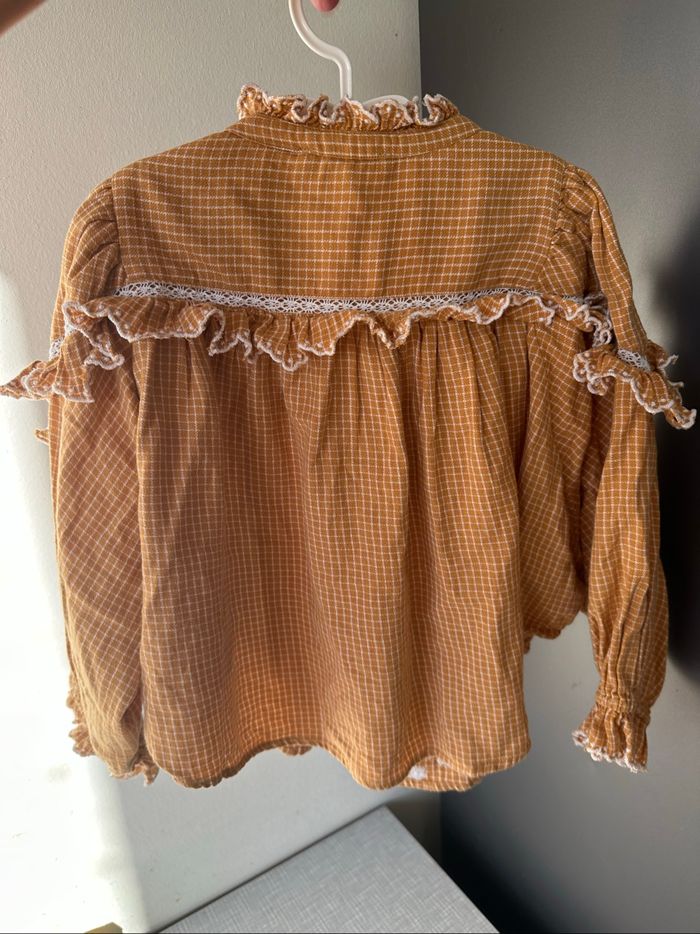 Chemise à carreaux à volant Louise Misha 4 ans - photo numéro 8