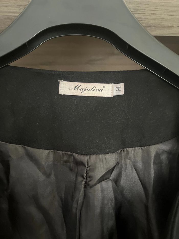 Veste noir style daim taille M - photo numéro 3