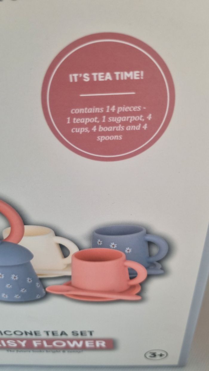 Jouets de service à thé en silicone - Daisy Flower neuf - photo numéro 3