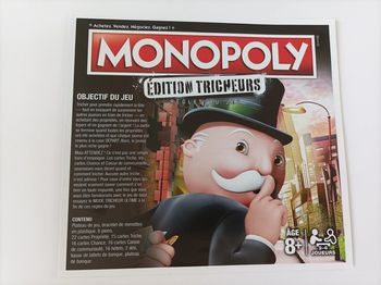 Notice de jeu pièce détachée Monopoly édition tricheurs Hasbro gaming #A28