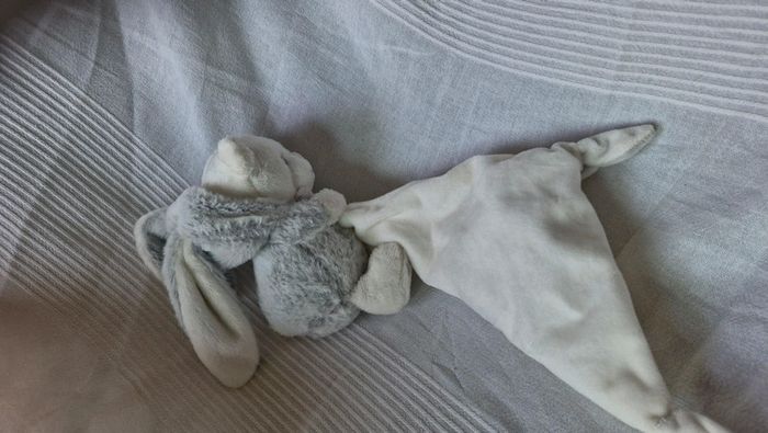 Ourson avec capuche oreilles lapin. Premaman - photo numéro 3